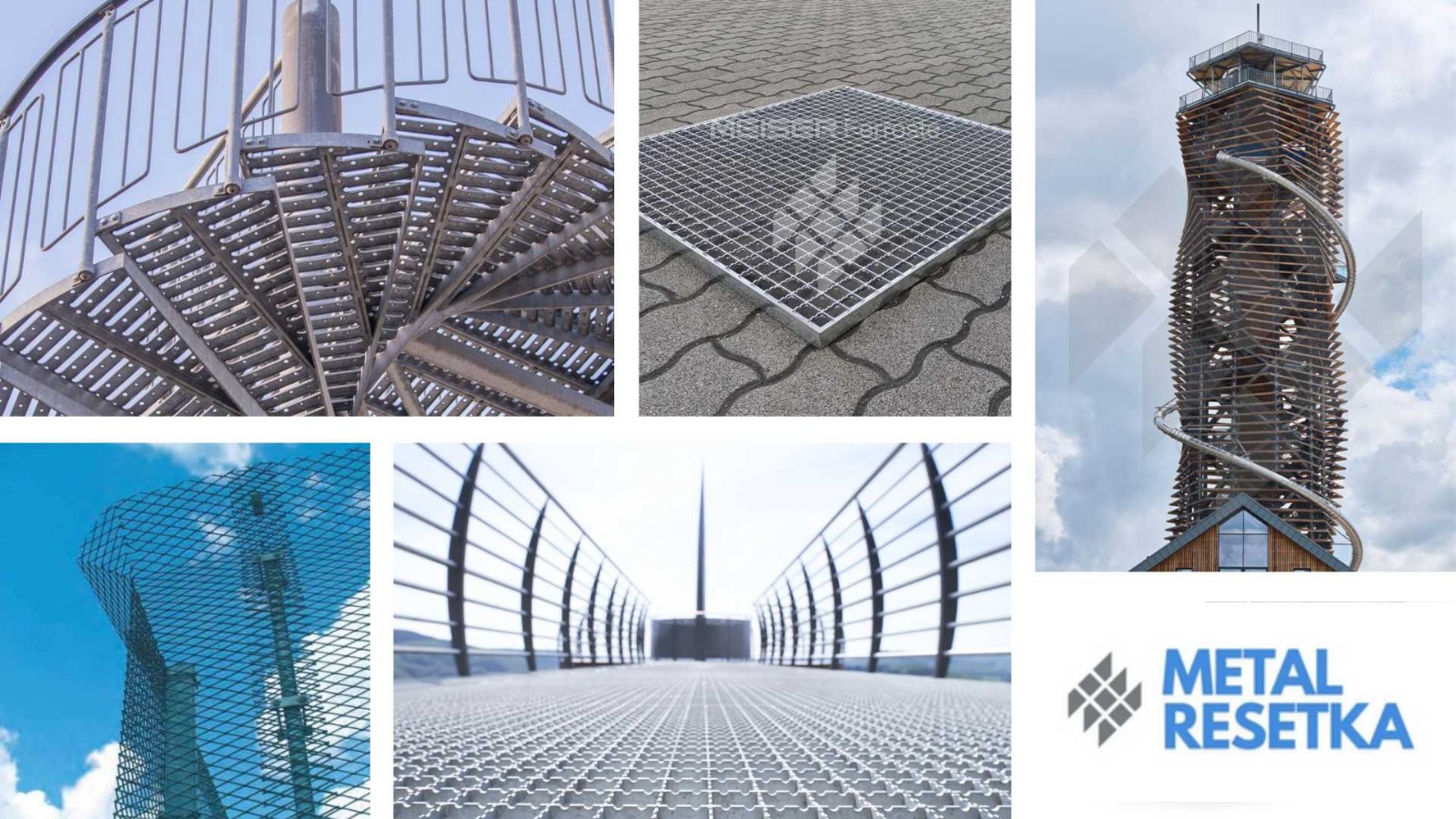 Spiralne stepenice Metalresetka